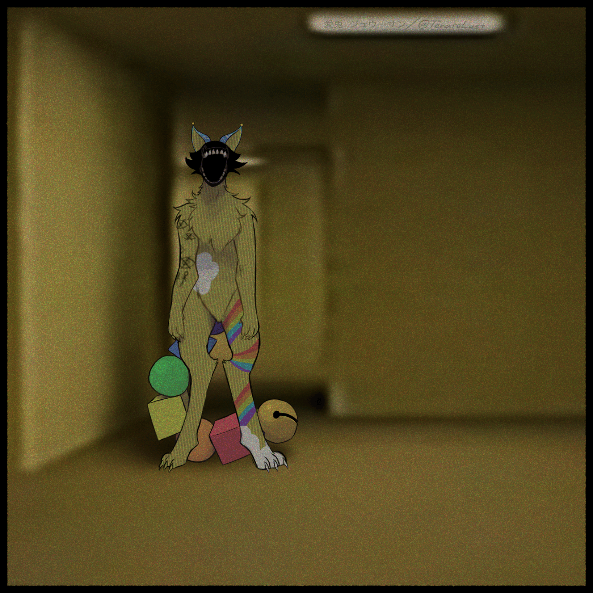 It doesn't like you. Run.