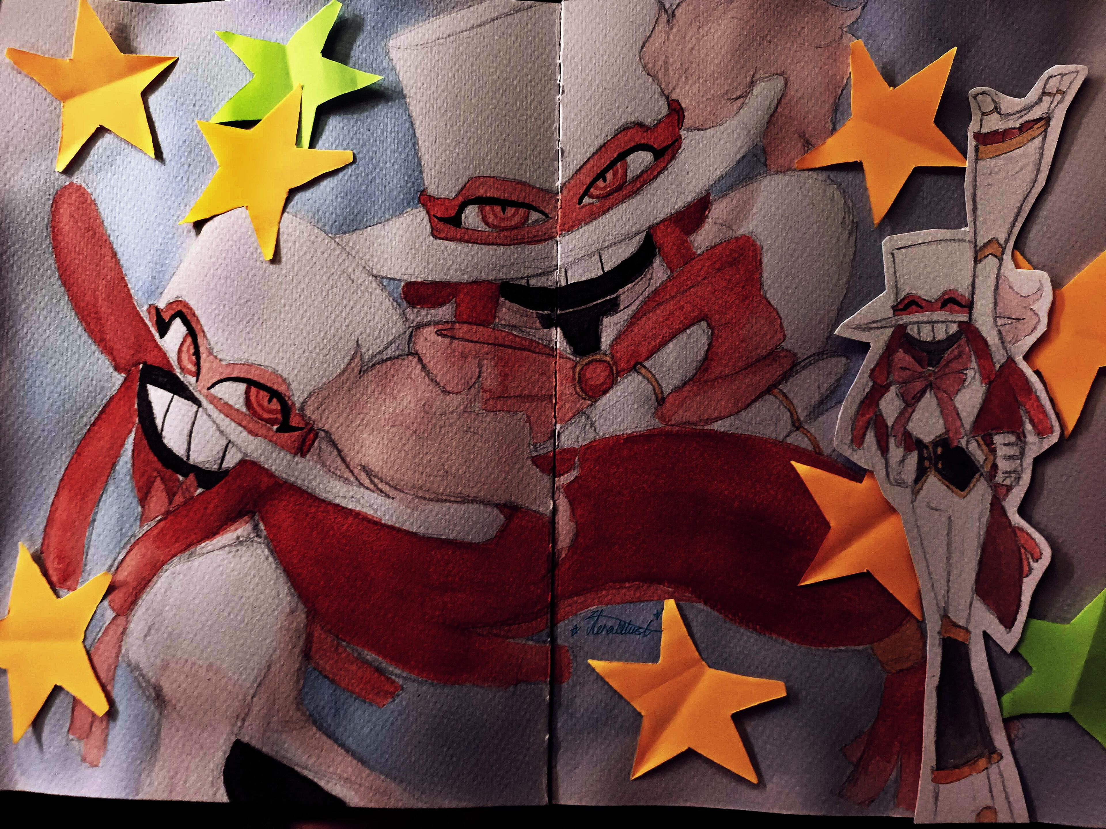 ☆ The host of a strange show ☆ (analog/traditional art)